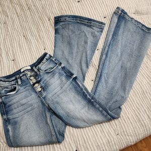 KanCan high rise jeans size 25 flare